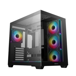 Deepcool CG530 ARGB Mid Tower Gaming Tempered Glass 4x Fans