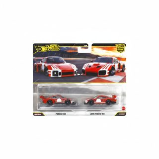 Hot Wheels Culture Premium Car 2-Pack Porche 935 & porshe 2018 935 2-pack