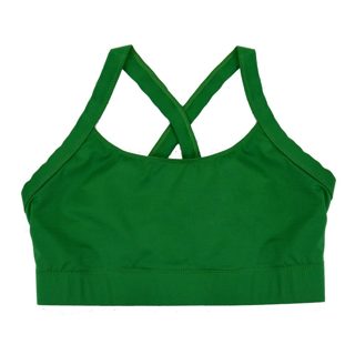 4u Sports Top Crop E Kryqezuar Masa S Ngjyra Jeshile