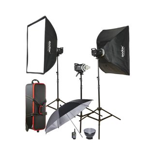 Godox MS300 Studio Flash Monolight 3-Light Kit