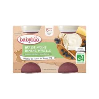 Babybio Brasse Banana & Blueberry Oatmilk