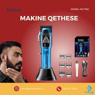 Kemei KM-1763 Makine Qethese