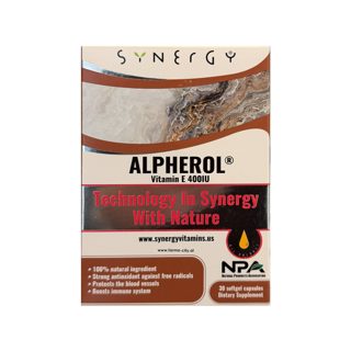 Synergy Alpherol Vitamin E 400IU