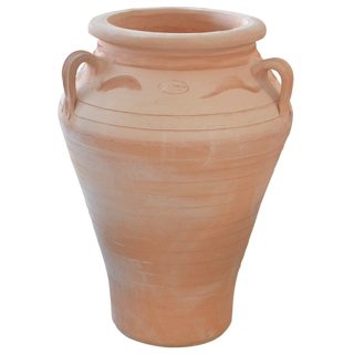 Pithos Qeramike Terrakota XH80 Vazo Lulesh Rrethore Ø60
