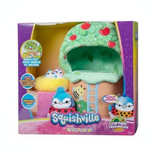 Squishville Tip Top Treehouse Deluxe Play Scene Plush