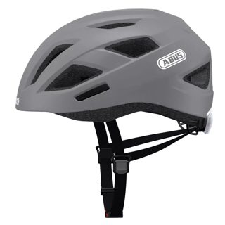 Abus Urban masa M Kokore Per Biciklete Dhe Scooter M Drite LED Me Ventilim Ngjyra Gri