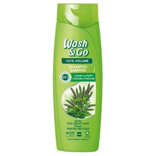 Herbal Cocktail Wash & Go Shampo Flokësh Për Volum Me Efekt Purifikues Plastikë 360 E Gjelbër 1 360ml