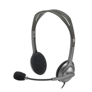Logitech H110 Wired Business Office Call Center 2x Jack 981-000271 3.5mm
