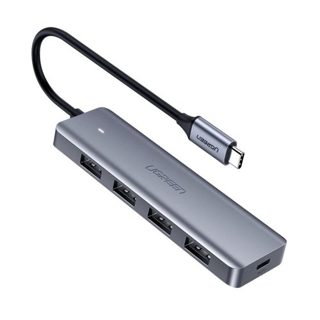 Ugreen CM219 HUB USB-C To 4x USB-A 3.1 Gen1 1x USB-C For Additional Power Space Gray 70336