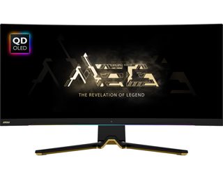 MSI 342C 1800R Pro MEG QD-OLED Curved WQHD 3440x1440p QD-OLED 175Hz 139.1%sRGB 99.3DCI-P3 1000nits 2xHDMI 1xDisplayPort 1x USB-C Speakers 4x USB-A HAS VESA FreeSync Premium Black MEG QD-OLED 1Y