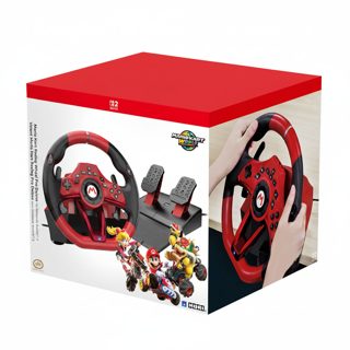 Hori Pro Deluxe Racing Wheel For Switch 2 Mario Kart
