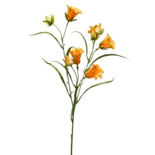 Campanula 65 cm Lule Artificiale Pvc Verdhë 65cm