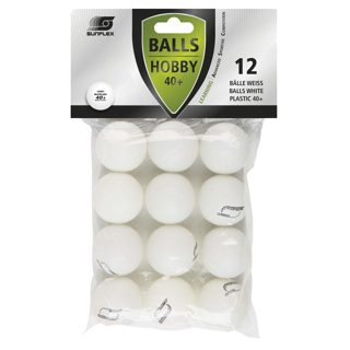 Sunflex Hobby 12-pack Topa Ping-pongu 12 PVC Ngjyra E Bardhe