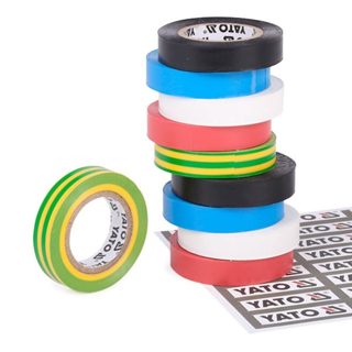 Yato YT-8156 10-pack Set Me Izolant Elektrik Mix 12mmx10m