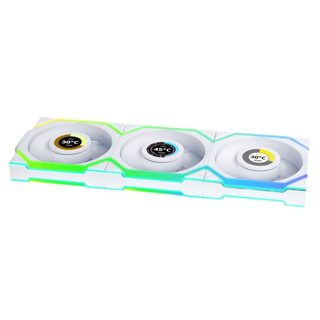 Lian Li UniFan SL LCD G99.12SLLCD1W3W.00 M3 3x Wireless ARGB Airflow 85.08 H White 3x120mm 120mm