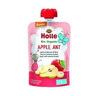 Apple 6m Holle Ant Pure Frutash Mollë Banane Dhe Dardhë