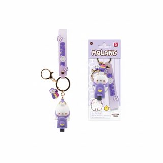 Yume Molang Purple Scooter Series Keychain