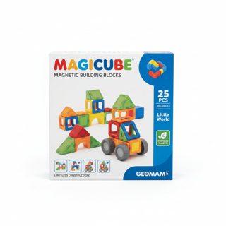 Geomag WORLD-25 25-pack Magicube Blocks 4 Shapes Little