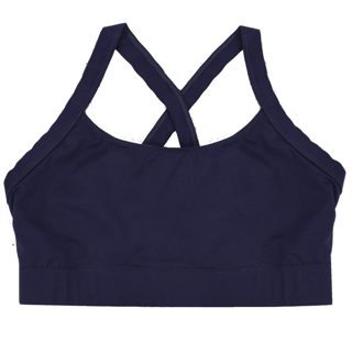 4u Sports Top Crop E Kryqezuar Masa M Ngjyra Blu