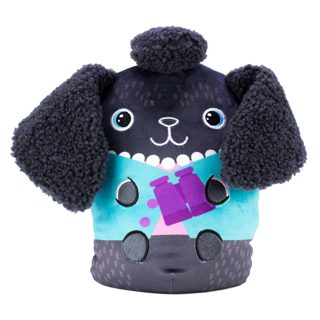 Jumbo Dogs Vs Squirls Linda Pillow Plush 20cm