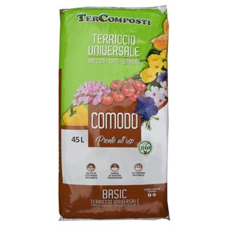 Ambjent Të Jashtëm THES/45 Humus TerComposti Universal Për Substrat Për Bimë Dhe Lule Dhe Mbi Gjitha Për Perime 45L