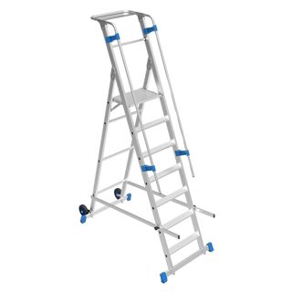 Marchetti castello 7 Shkalle Alumini Me Platforme Dhe Rrota 180 180cm