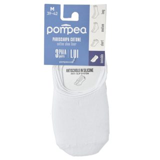 Pompea Çorape 39-42 M Pambuk M Bardhë 3 Palë