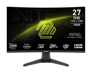 MSI 276CF E20 Gaming Curved 1500R FHD 1920x1080p IPS 200Hz 100%sRGB Black 3Y