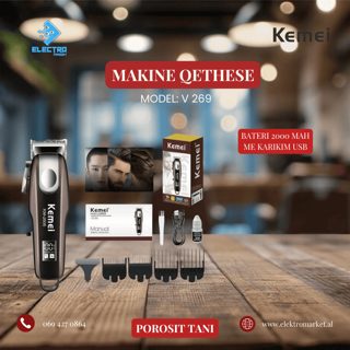 Kemei KM 2606 Makine Qethese