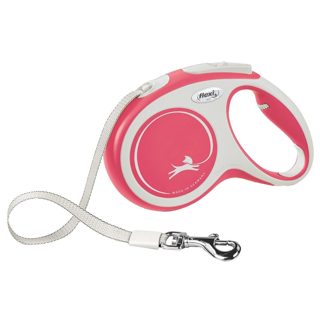 Flexi Comfort litar drejtues për qen M 5 m 25 kg ngjyrë e kuqe