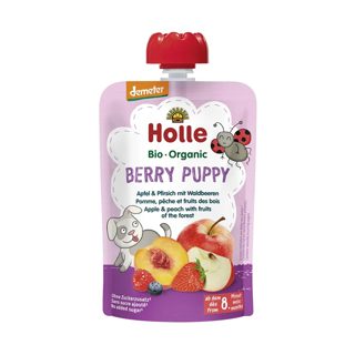 Holle Berry Puppy Pure Frutash Mollë Pjeshkë Dhe Fruta Pylli 8m+