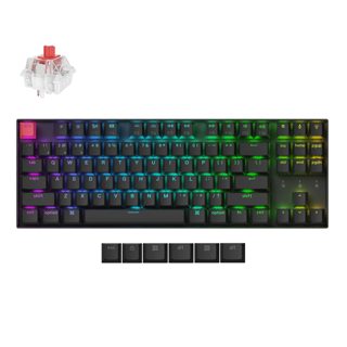 Keychron K K8 V2 Mechanical Wireless Bluetooth BT5.2 Red Switch 80% US K8X-H1