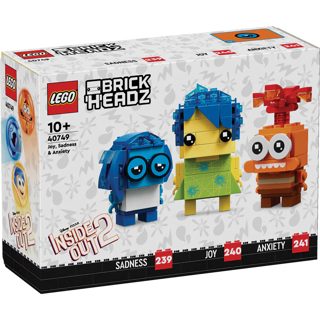 LEGO Brickheadz Disney Inside Out 2 Joy, Sadness & Anxiety