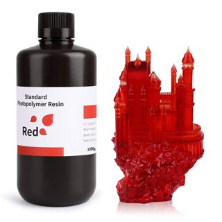 Resin ELEGOO Standard Clear Red 1kg