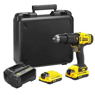 Stanley Fatmax 50 Nm Trapan Me Bateri 18 2x1.5 Ah 13 Beton 35 Dru 0-25500 Impakte Ne Minute 18V 13mm 35mm