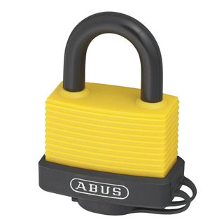 Abus 70AL/45 yellow Dry Trup Kompakt Prej Alumini Haku Çelik I Fortë Special I Veshur Me Vinil Me Çelësa
