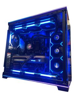 Case Albagame 9950X3D 1TB 64GB Assembled PC AMD Ryzen 9 GeForce RTX 5080 PSU Lian Li EVO 1000W