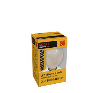 Kodak LED Filament 4W E14 G45 Llambe
