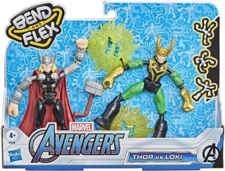 Marvel Avengers Bend & Flex Thor vs. Loki Figure