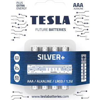 Tesla Silver+ AAA BATERI *4