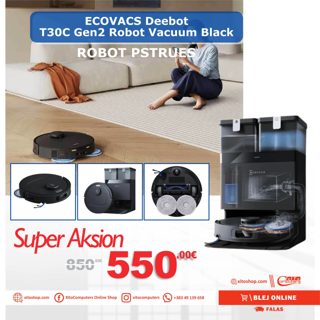 Ecovacs Deebot T30C Gen2 Robot Vacuum Black