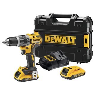 DeWalt XR Compact Trapan Me Bateri 18 2x2.0 Ah 70 Nm 13 Beton 40 Dru 0-34000 Impakte Ne Minute 18V 13mm 40mm
