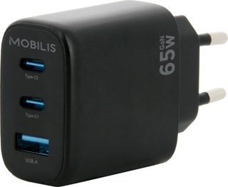 Mobilis 001364 Ngarkues Universal 2x USB C 1x USB A I Zi 65W