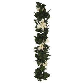 Giardino Verde Gardenia Dege Me Gjethe Artificiale 60-75 G 46 Gjethe Jeshile Me Te Bardhe 75cm