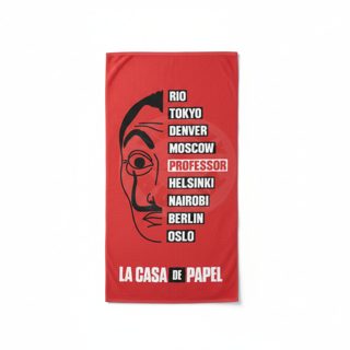 La Casa De Papel Beach Towel