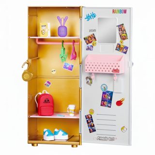 Rainbow High Design & Style Locker With Shelves Playset