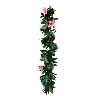 Giardino Verde Azalea Dege Me Gjethe Artificiale 60-75 G 32 Gjethe Jeshile Me Roze 75cm