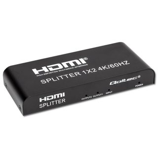 Qoltec Splitter HDMI 1x Input 2x Output Up To 4K 60Hz 6 Gbit S 51797