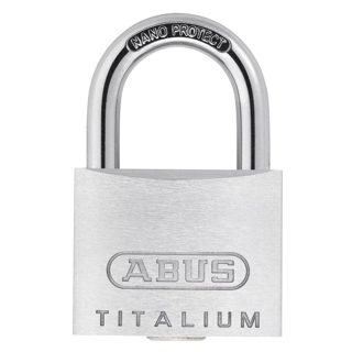 Abus 64TI/40 B/EFSPP Dry B Trup Kompakt Prej Alumini TITALIUM Haku Çelik I Fortë Special Me Nano Protekt Me Çelësa