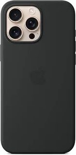 Apple iPhone 16 Pro Max Silicone Case with MagSafe Wih Black